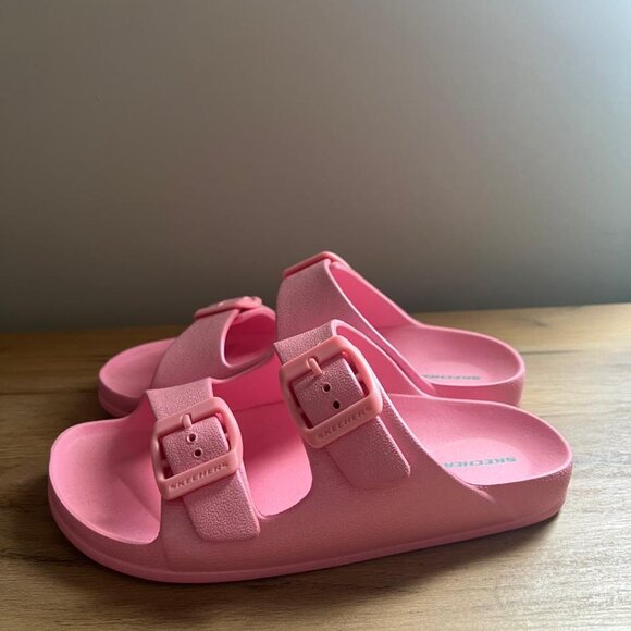 Sketchers Pink Size 1 Girl's Sandals - Picture 3 of 4